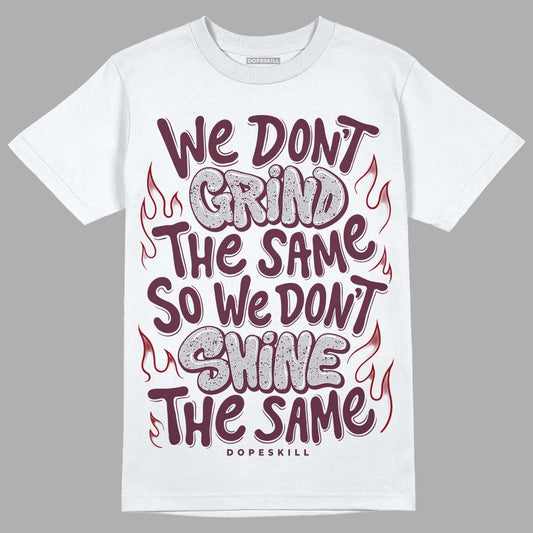 Jordan 5 Retro Burgundy (2023) DopeSkill T-Shirt Grind Shine Graphic Streetwear - White