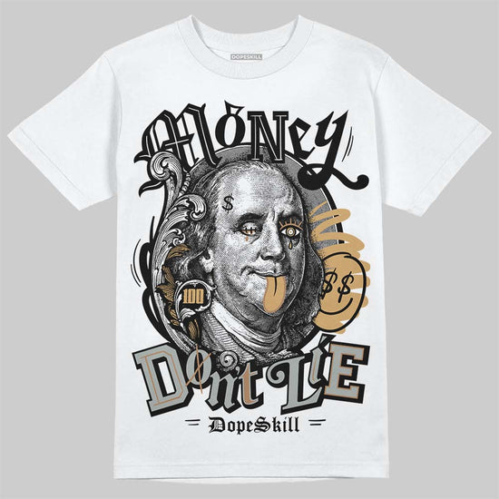 New Balance 1906R ‘White Gold’ DopeSkill T-Shirt Money Don't Lie Graphic Streetwear - White 