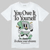 Asics Gel-Kayano 12.1 White/Menthol DopeSkill T-Shirt Owe It To Yourself Graphic Streetwear - White