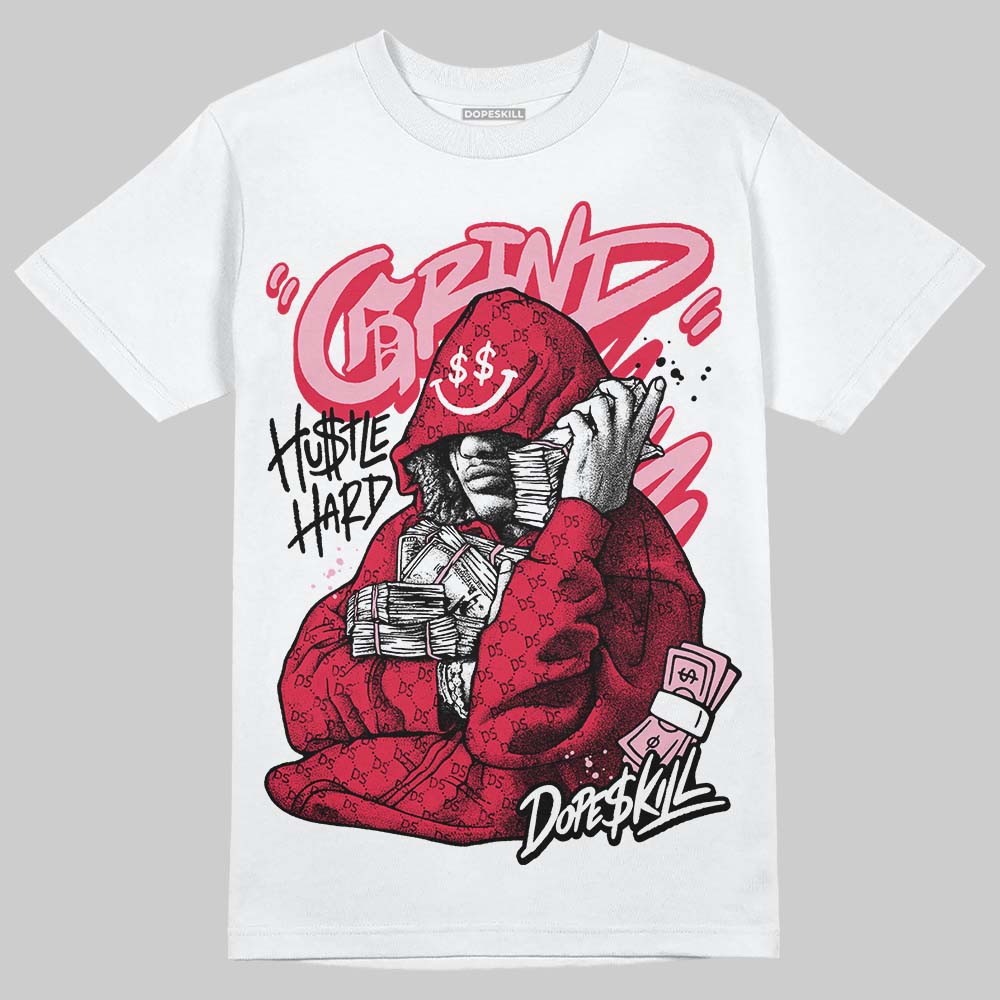 Dunk Low Valentine's Day (2026) DopeSkill T-Shirt Grind Pray Graphic Streetwear - White