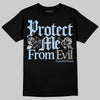 New Balance Abzorb 2000 “Silver/Blue” DopeSkill T-Shirt Protect Me From Evil Graphic Streetwear - Black