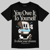 Asics Gel-Kayano 12.1 Cream/Stillwater DopeSkill T-Shirt Owe It To Yourself Graphic Streetwear - Black