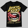 Quai 54 x Air Jordan 1 Retro Low OG Tour Yellow Black DopeSkill T-Shirt Lick My Kicks Graphic Streetwear - Black