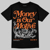 SoleFly x Air Jordan 3 “Fruits Of Our Labor” DopeSkill T-Shirt Money Is Our Motive Typo Graphic Streetwear - black