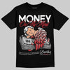 Jordan 5 Retro Fire Red Black Tongue (2025) DopeSkill T-Shirt MOMM Graphic Streetwear - Black