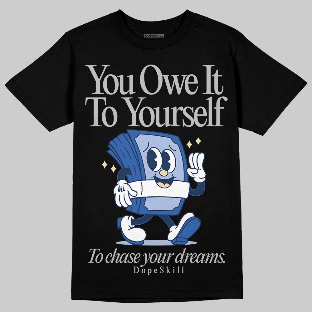 ASICS Gel-Nimbus 10.1 Invincible HTTP 404 Blue DopeSkill T-Shirt Owe It To Yourself Graphic Streetwear - Black