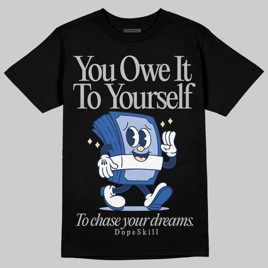 ASICS Gel-Nimbus 10.1 Invincible HTTP 404 Blue DopeSkill T-Shirt Owe It To Yourself Graphic Streetwear - Black