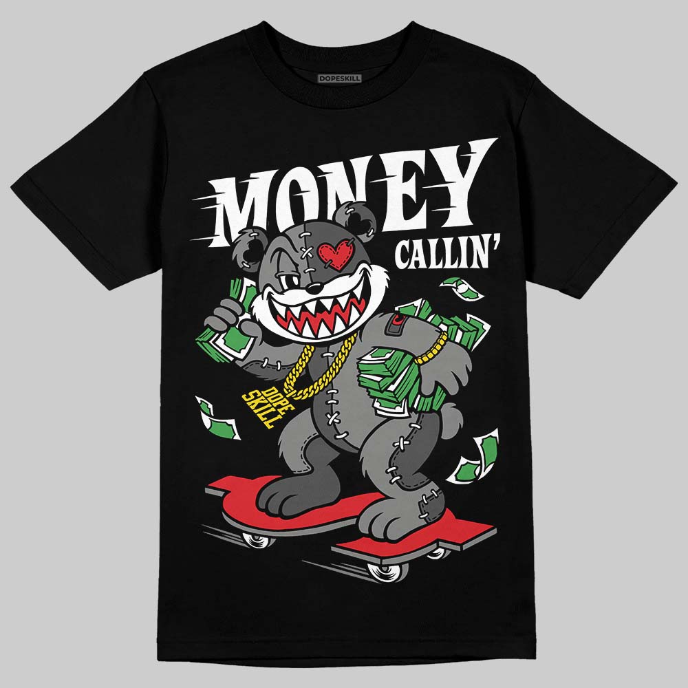 Jordan 10 Retro Shadow (2025) DopeSkill T-Shirt Money Callin' Graphic Streetwear - Black