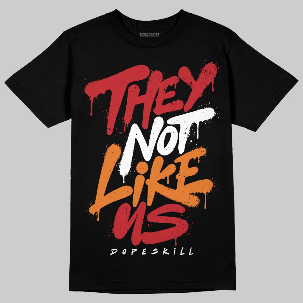 Jordan 5 "Sunset" DopeSkill T-Shirt They Not Like Us Graphic Streetwear - Black