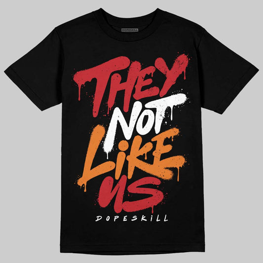 Jordan 5 "Sunset" DopeSkill T-Shirt They Not Like Us Graphic Streetwear - Black