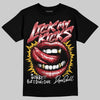 Jordan 14 Retro Ferrari (2025) DopeSkill T-Shirt Lick My Kicks Graphic Streetwear - Black