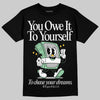 Asics Gel-Kayano 12.1 White/Menthol DopeSkill T-Shirt Owe It To Yourself Graphic Streetwear - Black