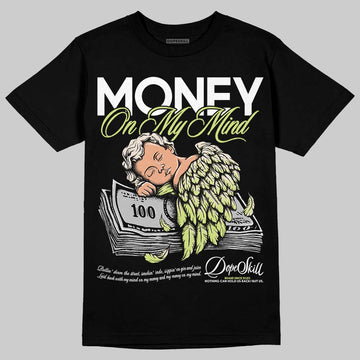 Jordan 5 “Luminous Green” DopeSkill T-Shirt MOMM Graphic Streetwear - black