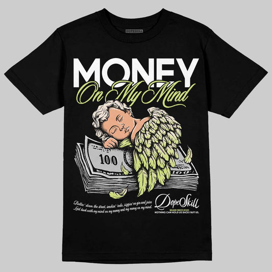 Jordan 5 “Luminous Green” DopeSkill T-Shirt MOMM Graphic Streetwear - black