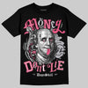 ASICS Gel Kayano 14 Pink Glo DopeSkill T-Shirt Money Don't Lie Graphic Streetwear - Black