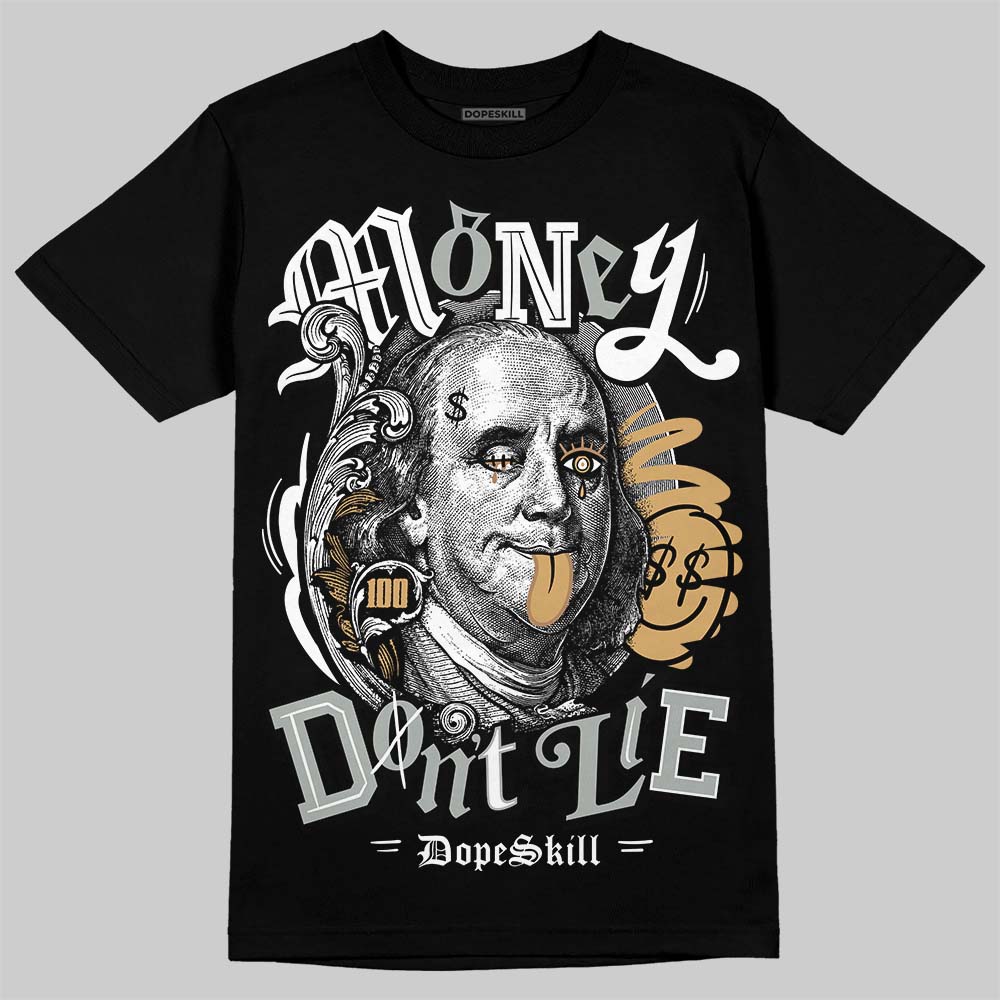 New Balance 1906R ‘White Gold’ DopeSkill T-Shirt Money Don't Lie Graphic Streetwear - Black