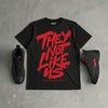 “Bloodline” 12s DopeSkill T-Shirt They Not Like Us Graphic