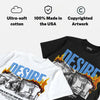 Black University Blue 5s DopeSkill T-Shirt Desire Graphic