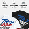 “True Blue” 3s DopeSkill T-Shirt They Not Like Us Graphic