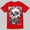 Jordan 4 Retro Toro Bravo DopeSkill T-Shirt Rebirth Graphic Streetwear - Red