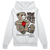 Jordan 1 High OG “Latte” DopeSkill Hoodie Sweatshirt Love Kills Graphic Streetwear - White 