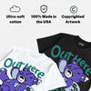 Grape 5s DopeSkill T-Shirt Out Here Being Cute Graphic