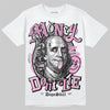 Jordan 4 WMNS “Orchid” DopeSkill T-Shirt Money Don't Lie Graphic Streetwear - White