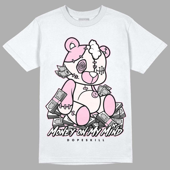 Dunk Low LX Pink Foam DopeSkill T-Shirt MOMM Bear Graphic Streetwear - White