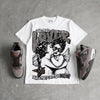 Cave Stone 4s DopeSkill Oversize Print T-Shirt Real Ones Choose Loyalty Graphic