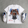“True Blue” 3s DopeSkill T-Shirt Key of Life Graphic