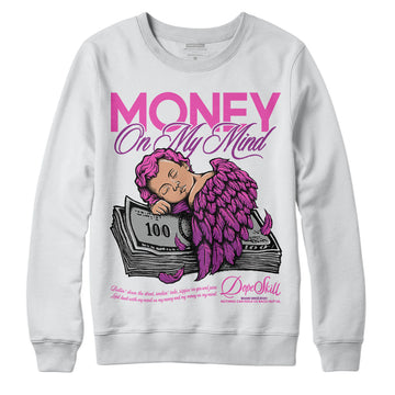 Jordan 4 GS “Hyper Violet” DopeSkill Sweatshirt MOMM Graphic Streetwear - White