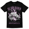 Jordan 2 “Mauve/Off-Noir” DopeSkill T-Shirt Slow Burn Graphic Streetwear - Black