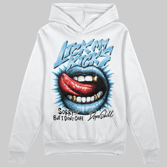 Jordan 11 Retro Legend Blue DopeSkill Hoodie Sweatshirt Lick My Kicks Graphic Streetwear - White