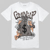Jordan 4 Retro Cave Stone DopeSkill T-Shirt Money Bag Coming Up Graphic Streetwear - White