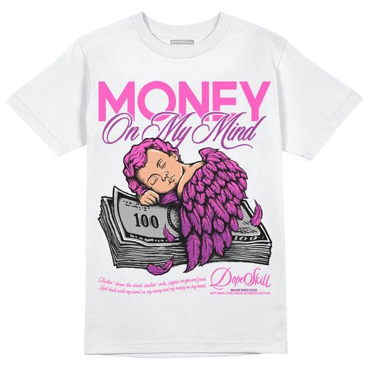 Jordan 4 GS “Hyper Violet” DopeSkill T-Shirt MOMM Graphic Streetwear - White