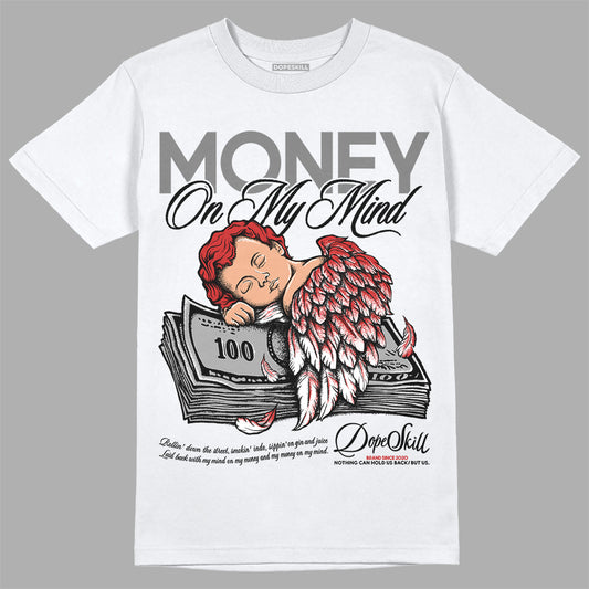 Jordan 1 High OG “Black/White” DopeSkill T-Shirt MOMM Graphic Streetwear - White 