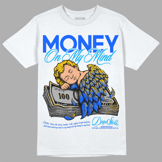 Royal Blue Sneakers DopeSkill T-ShirtMOMM Graphic Streetwear - White