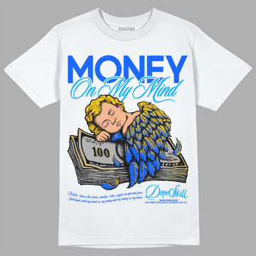 Royal Blue Sneakers DopeSkill T-ShirtMOMM Graphic Streetwear - White