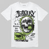 Air Max 95 Big Bubble Neon Yellow DopeSkill T-Shirt Jealousy Graphic Streetwear - White 