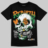 Jordan 11 “Green Screen” DopeSkill T-Shirt Rebirth Graphic Streetwear - Black