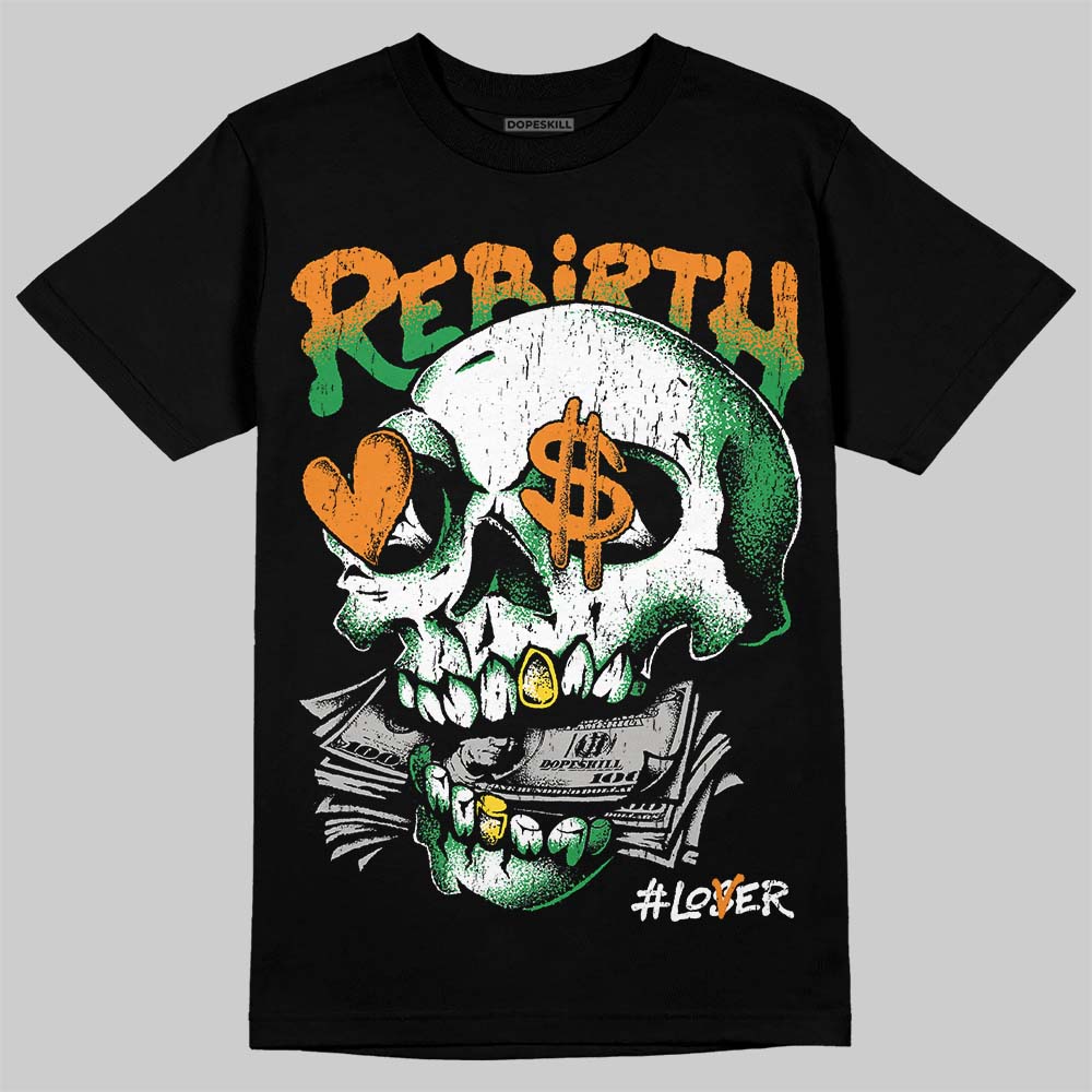 Jordan 11 “Green Screen” DopeSkill T-Shirt Rebirth Graphic Streetwear - Black