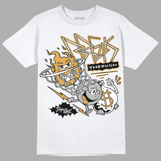 Jordan 11 "Gratitude" DopeSkill T-Shirt Break Through Graphic Streetwear - White