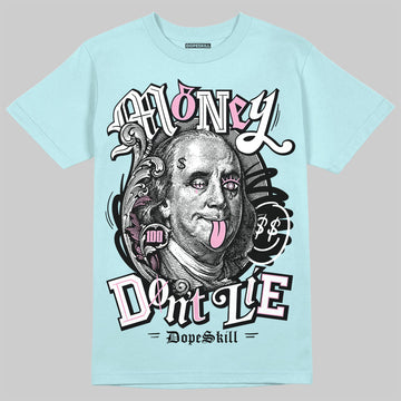 Dunk Low GS “Glacier Blue” DopeSkill Chambray T-shirt Money Don't Lie Graphic Streetwear