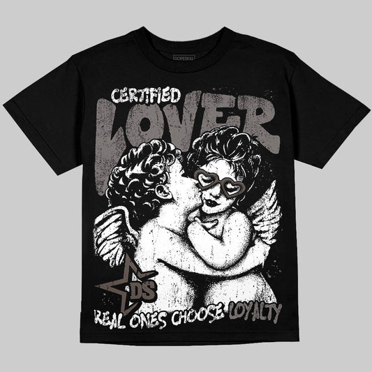 Jordan 4 Retro Cave Stone DopeSkill T-Shirt Real Ones Choose Loyalty Graphic Streetwear - Black