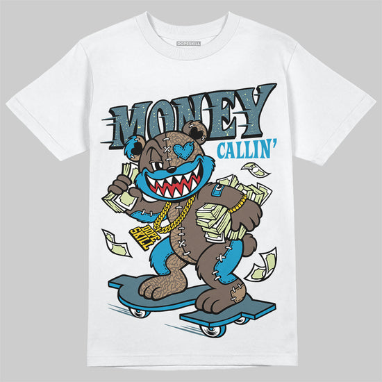 Jordan 3 GS “We Outside” DopeSkill T-Shirt Money Callin' Graphic Streetwear - White