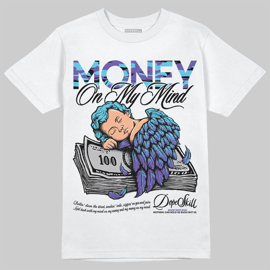 Jordan 8 Retro 'Aqua' 2025 DopeSkill T-Shirt MOMM Graphic Streetwear - White
