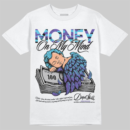Jordan 8 Retro 'Aqua' 2025 DopeSkill T-Shirt MOMM Graphic Streetwear - White