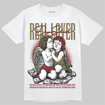 SB Dunk Low “Dark Team Red/Olive Flak” DopeSkill T-Shirt Real Lover Graphic Streetwear - White