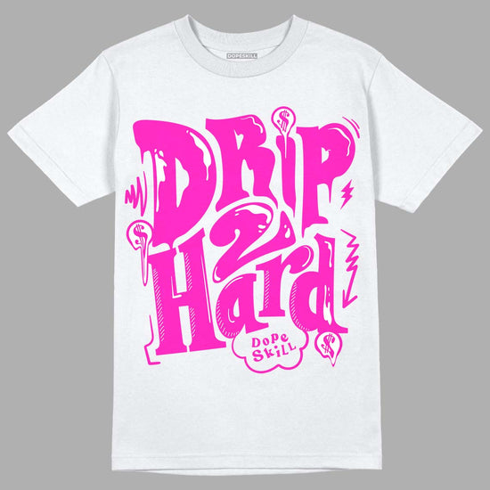 Dunk Low GS “Active Fuchsia” DopeSkill T-Shirt Drip Too Hard Graphic Streetwear - White