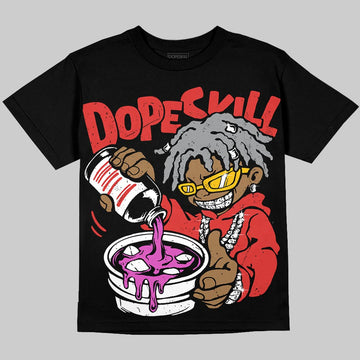 Jordan 4 Toro Bravo DopeSkill T-Shirt Pour Up Graphic Streetwear - black